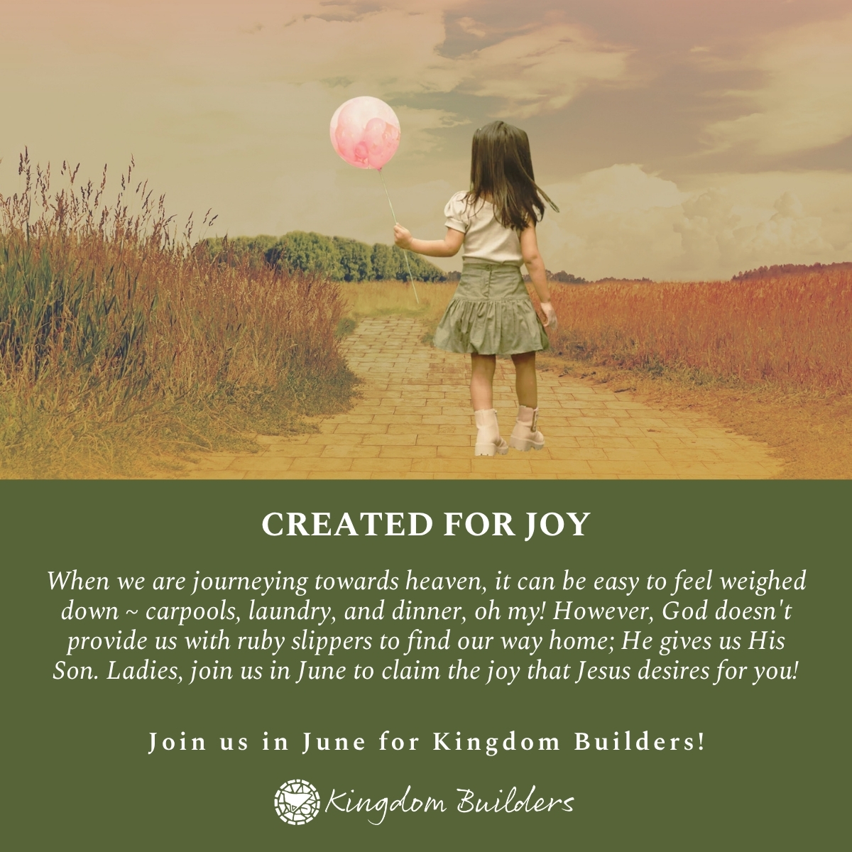 June 2026 Gathering ~ Created for Joy